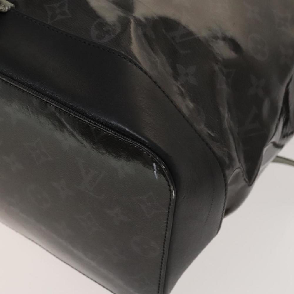 LOUIS VUITTON Monogram Eclipse Glaze Zipped Tote Backpack M43900 LV Auth 129972 - Picture 9 of 16
